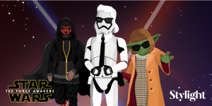 Stylight Kayne West Karl Lagerfeld in Star Wars outfits