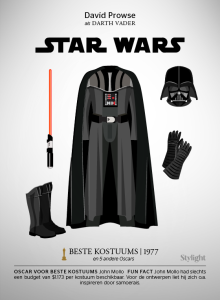 Stylight Oscars Darth Vader cape en masker