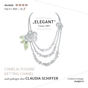 Stylight Juwelen op Cannes Camelia Poudre ketting van Chanel