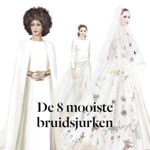Stylight de 8 mooiste bruidsjurken Solange Knowles Olivia Palermo en Angelina Jolie in trouwjurk