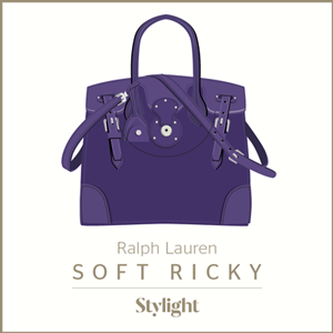 Stylight designer tassen paarse Soft Ricky tas van Ralph Lauren Stylight