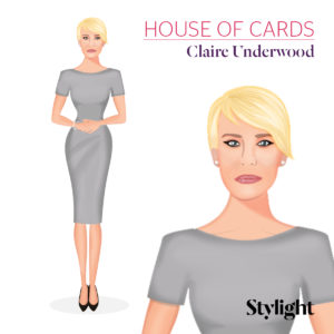Stylight nieuwe tv series House Of Cards Claire Underwood