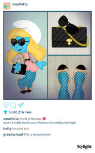 Wat als Smurfin Instagram had Stylight